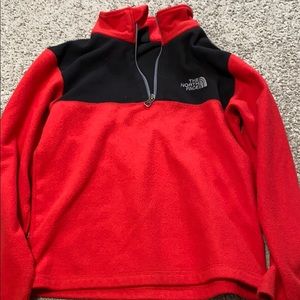 the northface half zip